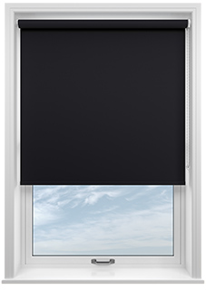 Palermo (Blackout), Black - Twist&Fit Roller Blind